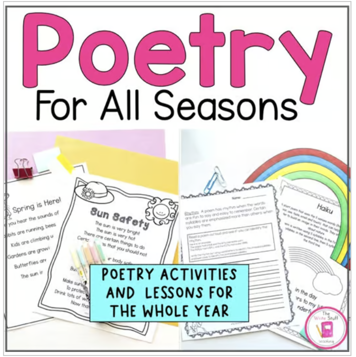 Why Poetry Activities For All Seasons Are Important